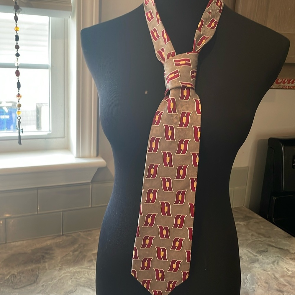 Sheaf & Caber Vintage Silk Tie Made in USA 🇺🇸